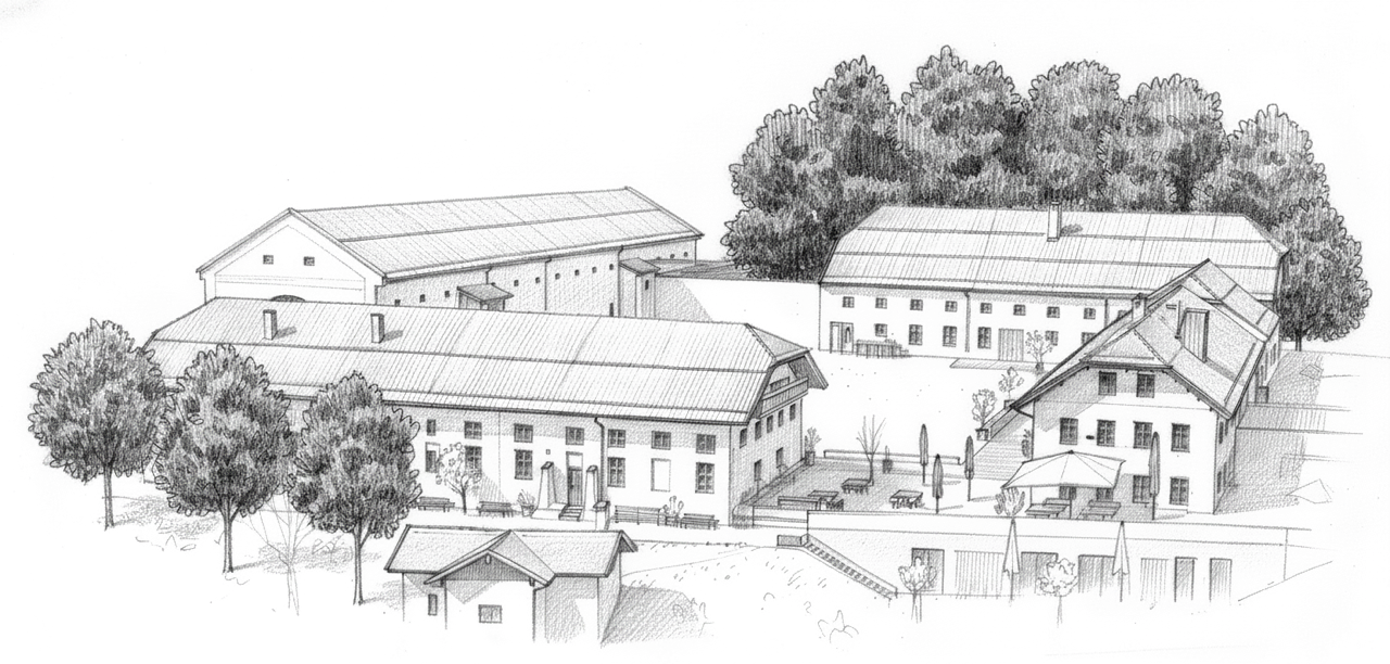 Zeichnung Gut Kaltenbrunn